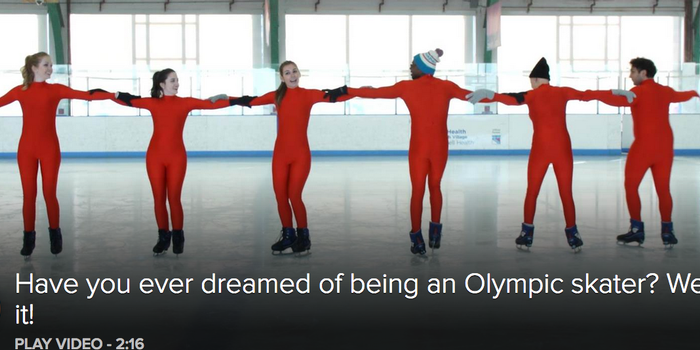 What does it take to be an Olympic skater? We tried competitive ice skating!