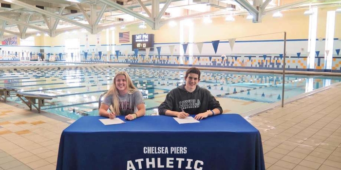 Swimmers Clisham, Cattano sign National Letters of Intent
